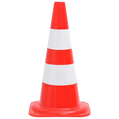 Reflective Traffic Cones Red and White 50 cm Without chain 20