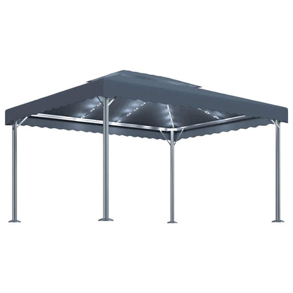 vidaXL Gazebo | Anthracite | Aluminium, Steel, Oxford Fabric with PA coating 2