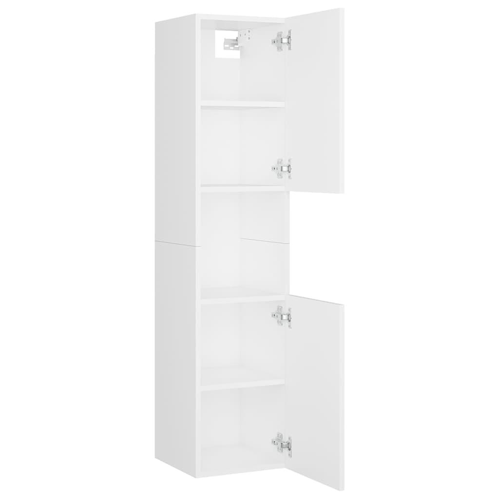 Bathroom Furniture Set Engineered Wood 41 x 38.5 x 46 cm White