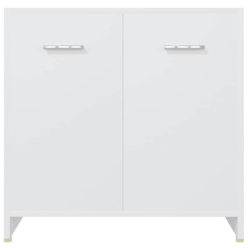 4 Piece Bathroom Furniture White