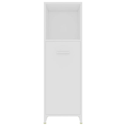 4 Piece Bathroom Furniture White