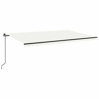 Manual Retractable Awning Drop 300 cm Cream