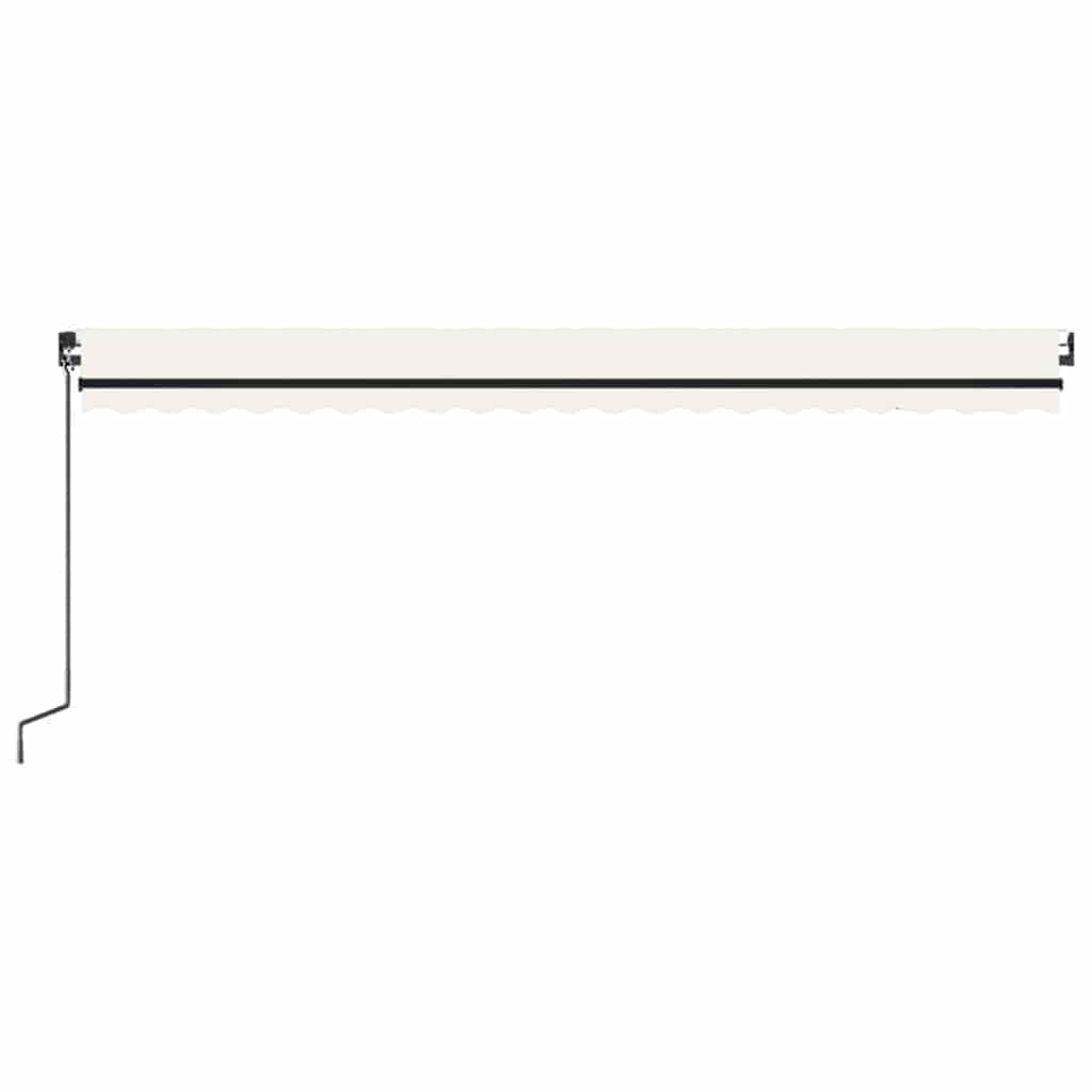 Manual Retractable Awning Drop 300 cm Cream