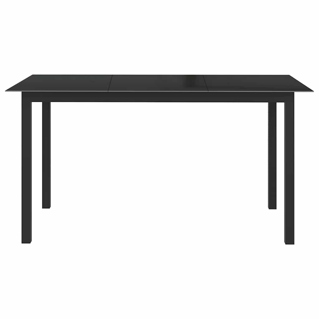 vidaXL 7 Piece Garden Dining Set Aluminium Anthracite 3