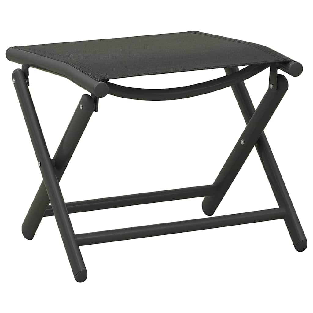 9 Piece Garden Lounge Set Black Anthracite