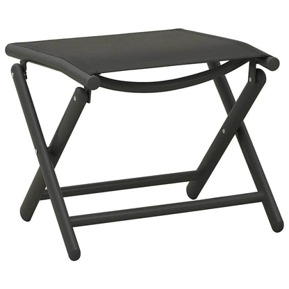 9 Piece Garden Lounge Set Black Anthracite