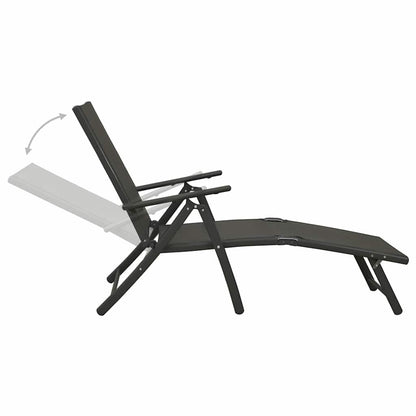 vidaXL 10 Piece Garden Dining Set Black and Anthracite 6