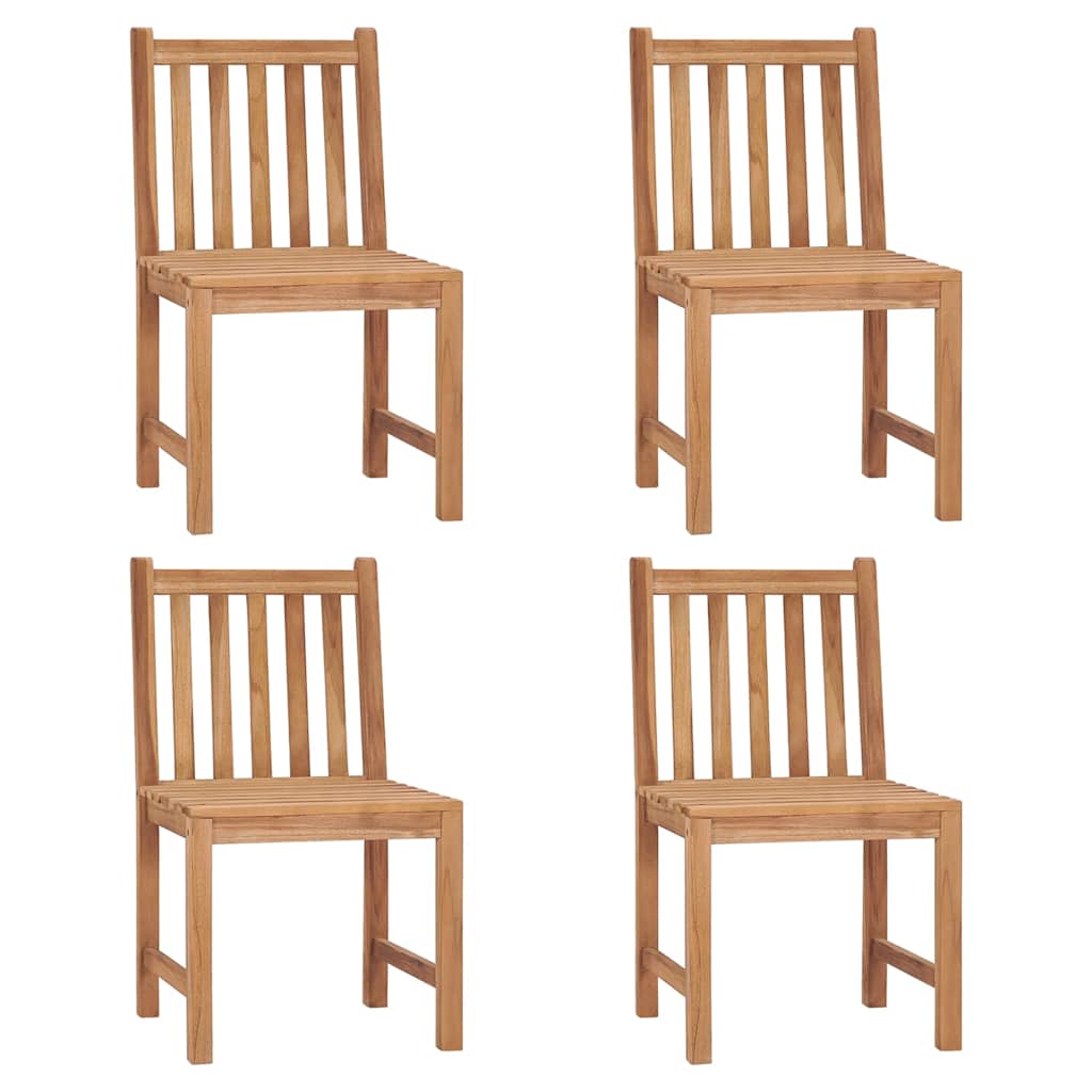 vidaXL Garden Chairs Solid Teak Wood
