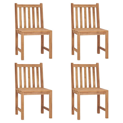 vidaXL Garden Chairs Solid Teak Wood
