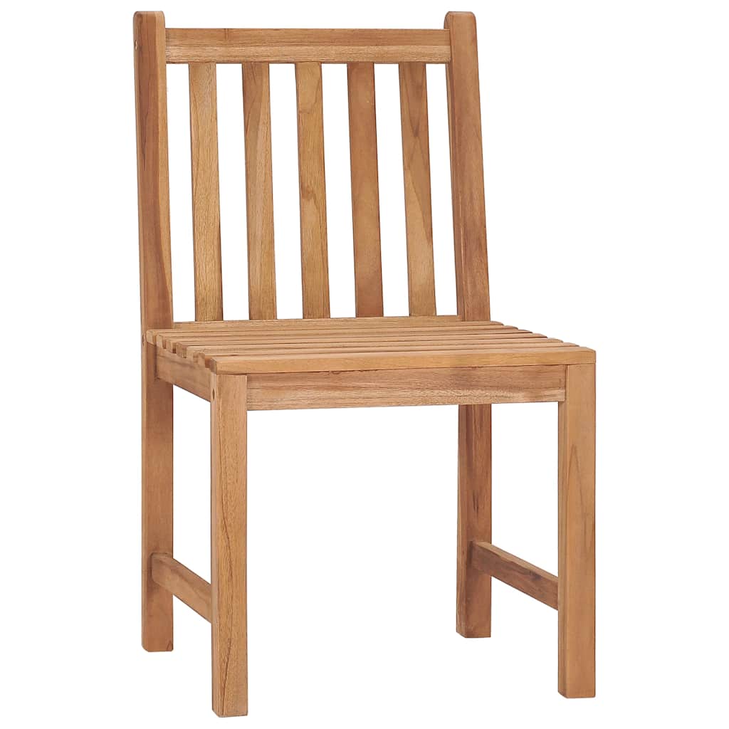 vidaXL Garden Chairs 6 pcs Solid Teak Wood 2
