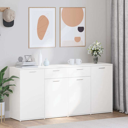 Sideboard 80x36x75 cm Engineered Wood White 160 cm