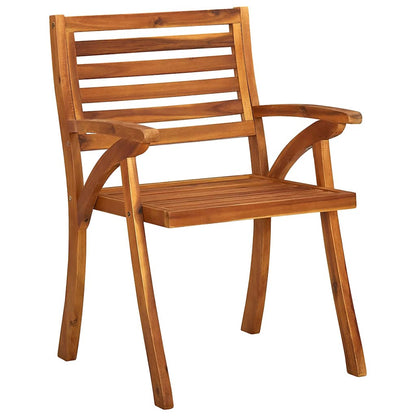 vidaXL Garden Chairs 6 pcs Solid Acacia Wood 2