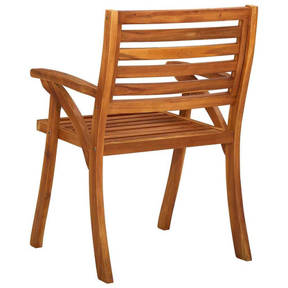 vidaXL Garden Chairs 6 pcs Solid Acacia Wood 5