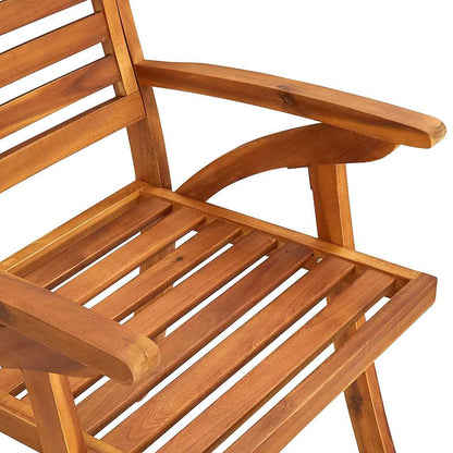 vidaXL Garden Chairs 6 pcs Solid Acacia Wood 6