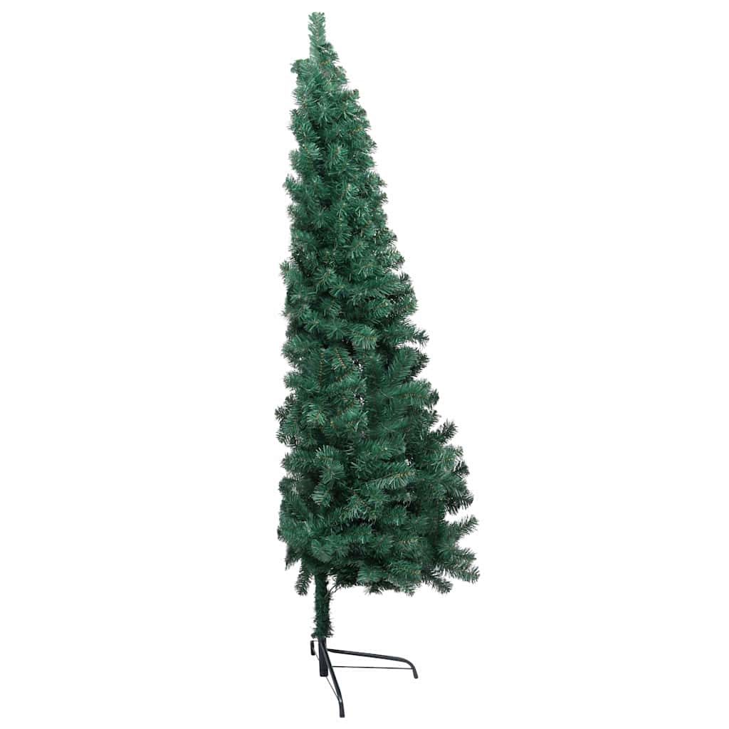 Artificial Pre-lit Christmas Tree PVC 120 cm Green with 60 rose gold balls