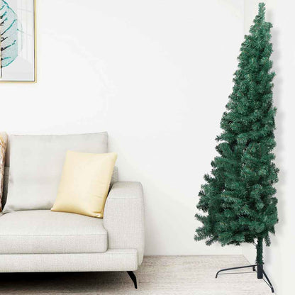 Artificial Pre-lit Christmas Tree PVC 120 cm Green with 60 rose gold balls