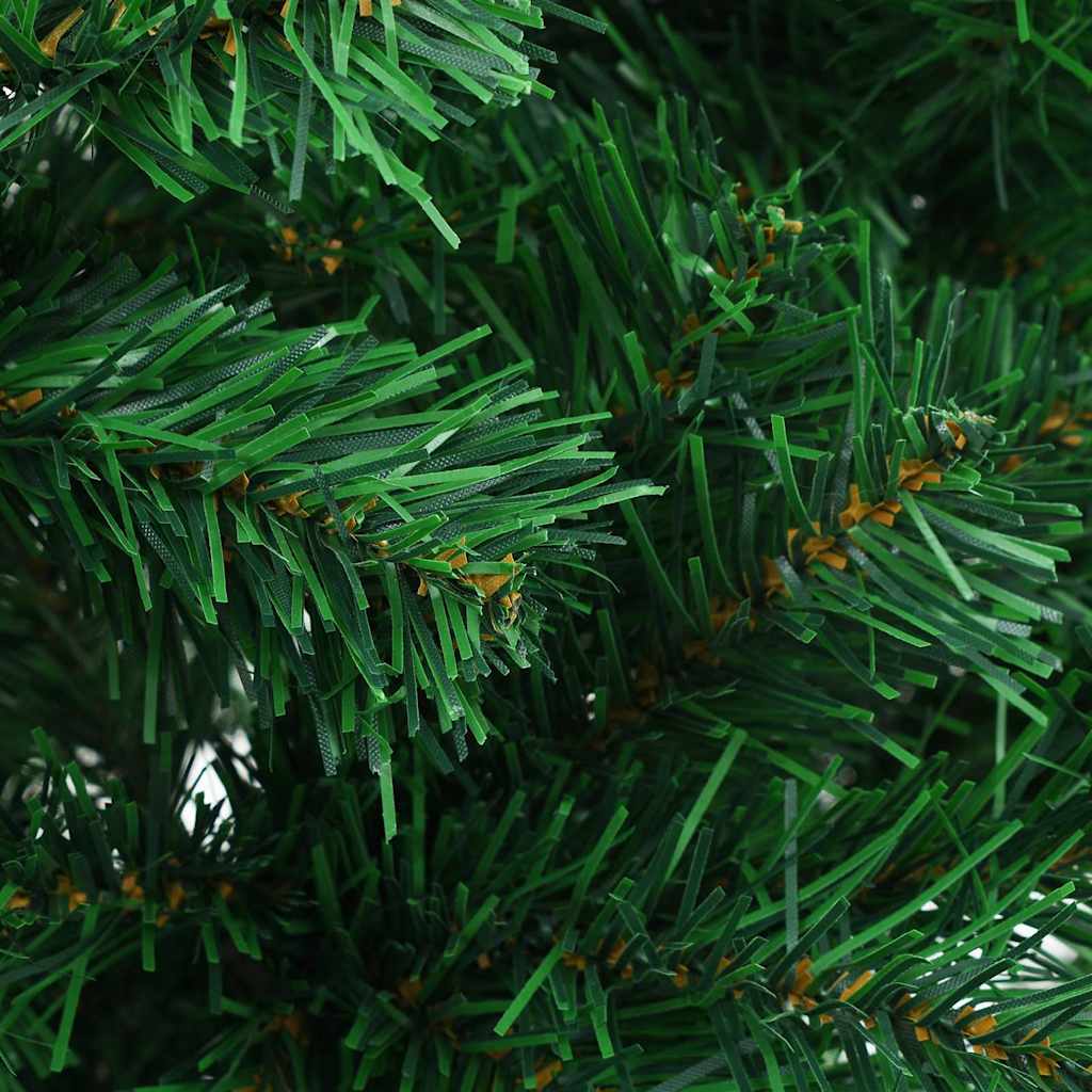 Christmas Tree PVC 180 cm Green with 150 LEDs&rose gold balls