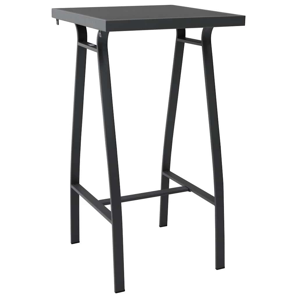 vidaXL 5 Piece Garden Bar Set Black 2