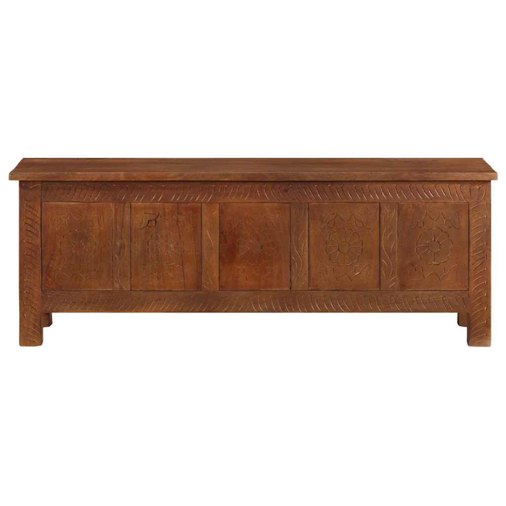 328310 vidaXL Storage Box 110x30x40 cm Solid Mango Wood 2