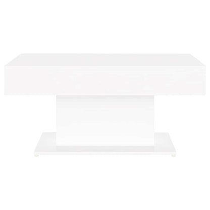 Coffee Table 96x50x45 cm Engineered Wood White