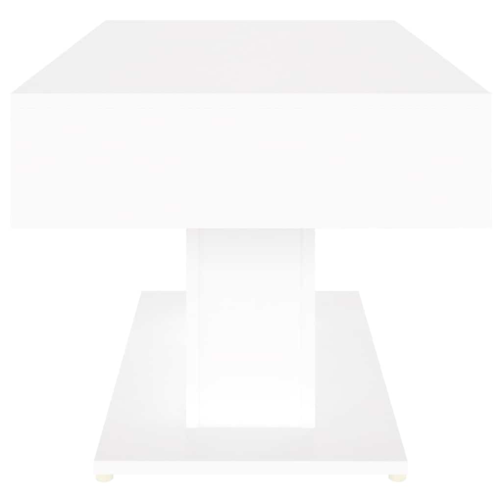 Coffee Table 96x50x45 cm Engineered Wood White