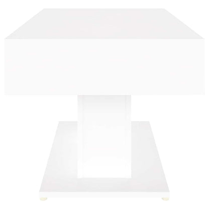 Coffee Table 96x50x45 cm Engineered Wood White
