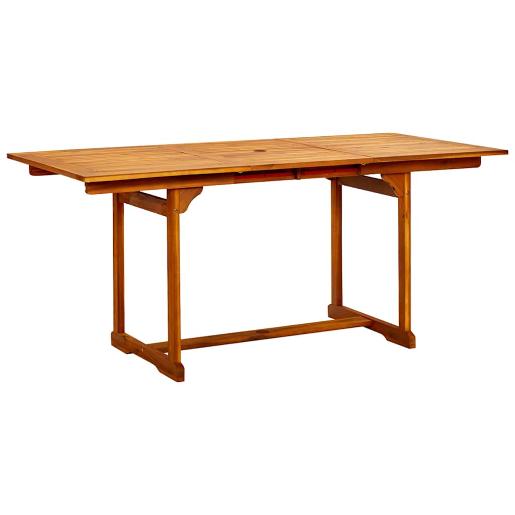 vidaXL 5 Piece Garden Dining Set Solid Wood Acacia 120-170 cm 4