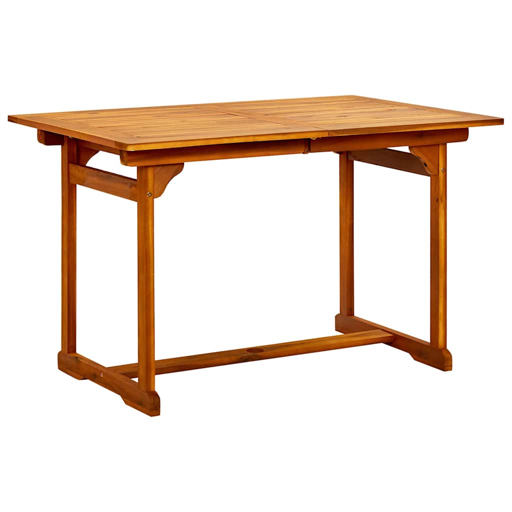 vidaXL 5 Piece Garden Dining Set Solid Wood Acacia 120-170 cm 6