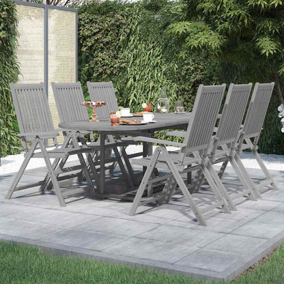 vidaXL 7 Piece Garden Dining Set Solid Wood Acacia 1
