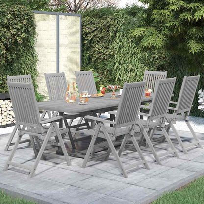 vidaXL 9 Piece Garden Dining Set Solid Wood Acacia 1