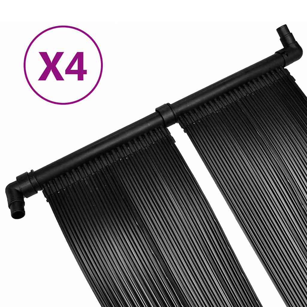 vidaXL Solar Pool Heater Panel 4 pcs 80x620 cm 2