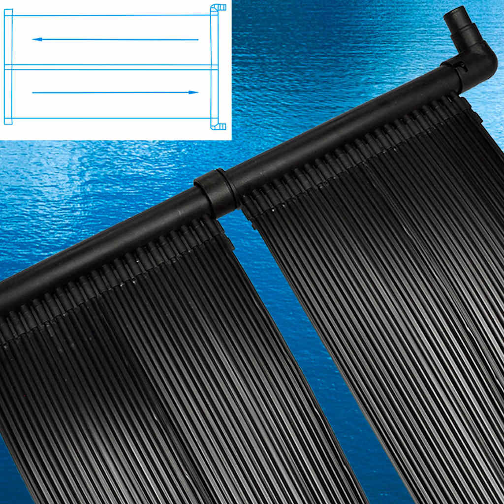 vidaXL Solar Pool Heater Panel 4 pcs 80x620 cm 3