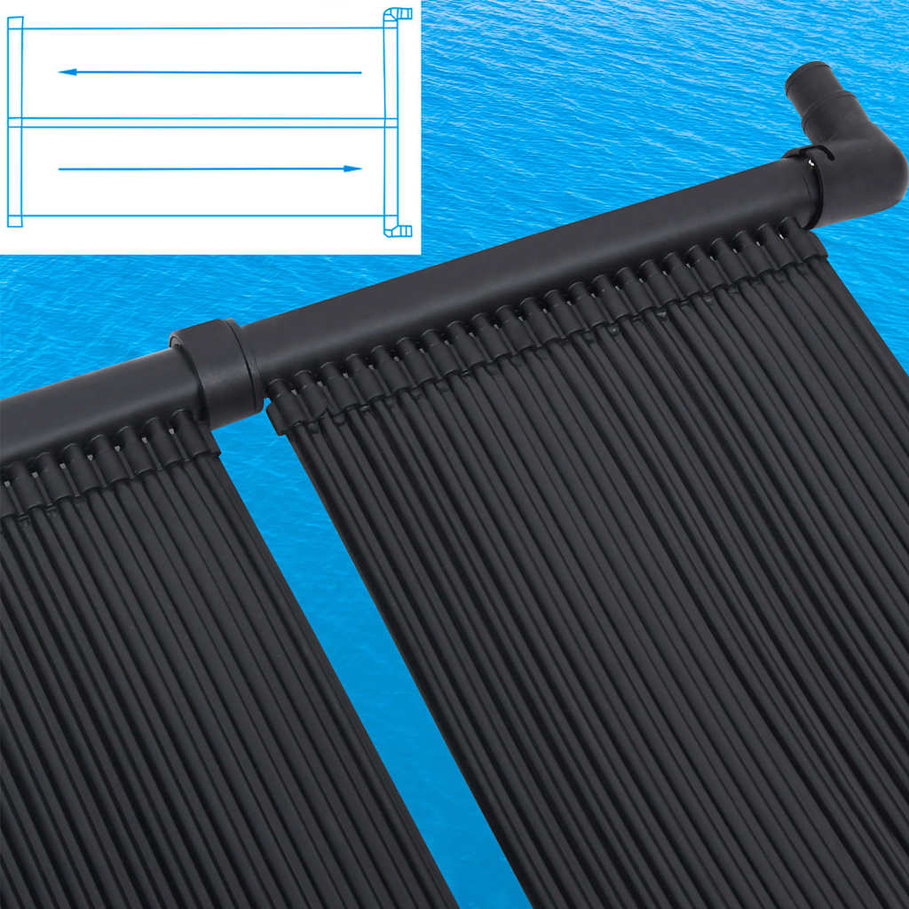 vidaXL Solar Pool Heater Panel 4 pcs 80x310 cm 3