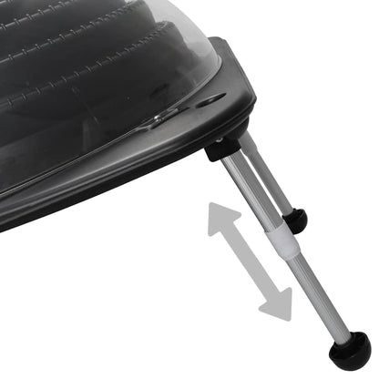 vidaXL Pool Solar Heater | Set of 5 | Black | HDPE, Aluminium | Standard 3