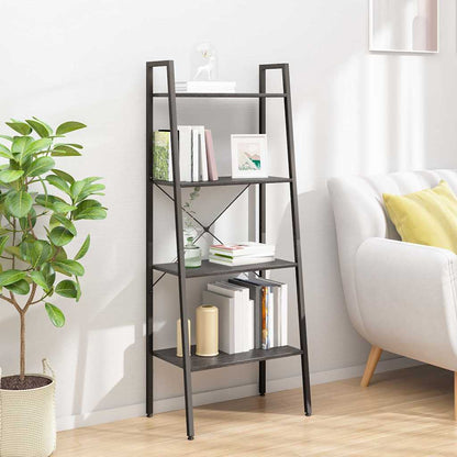 3-Tier Standing Shelf and Black 56x35x108 cm Black 140 cm