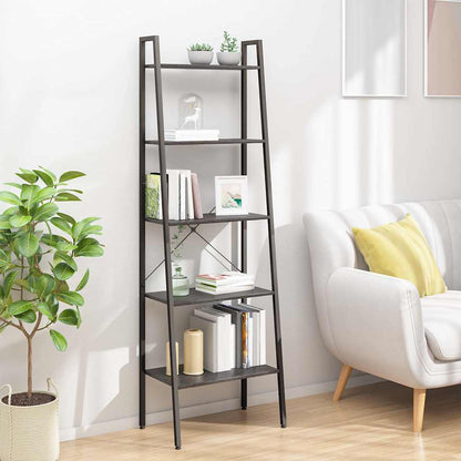 3-Tier Standing Shelf and Black 56x35x108 cm Black 174 cm