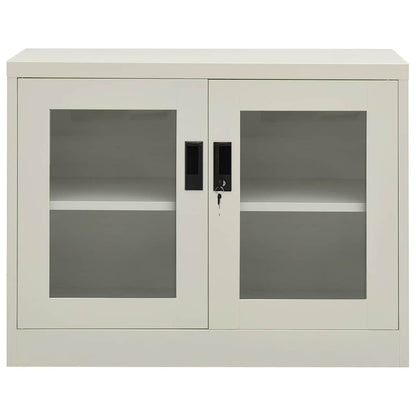 Office Cabinet Steel Light grey