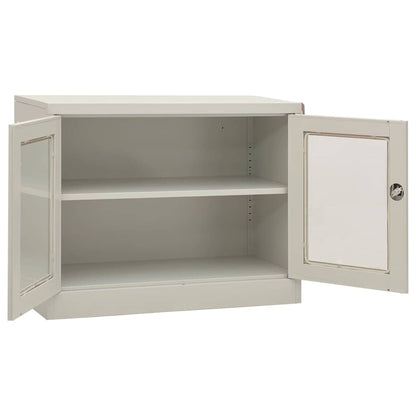Office Cabinet Steel Light grey