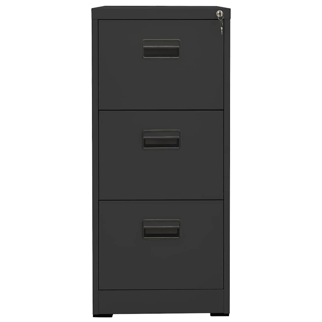 Filing Cabinet Steel Anthracite 46 x 62 x 102.5 cm