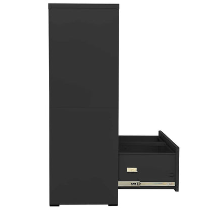 vidaXL Filing Cabinet | Anthracite | Steel | Large | Ball-Bearing 6