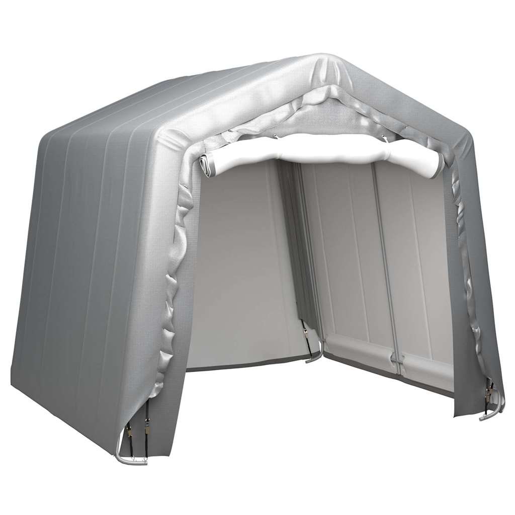 vidaXL Storage Tent Steel Grey