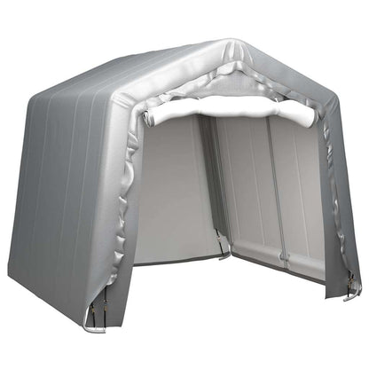 vidaXL Storage Tent Steel Grey