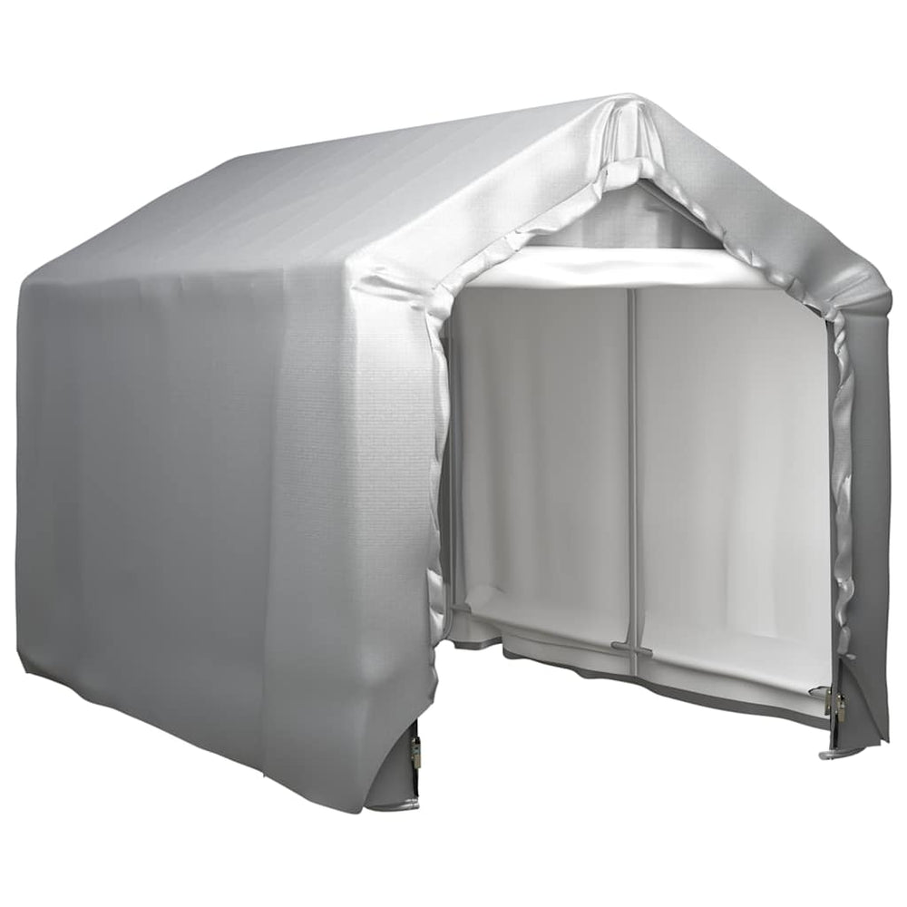 vidaXL Storage Tent Steel Grey
