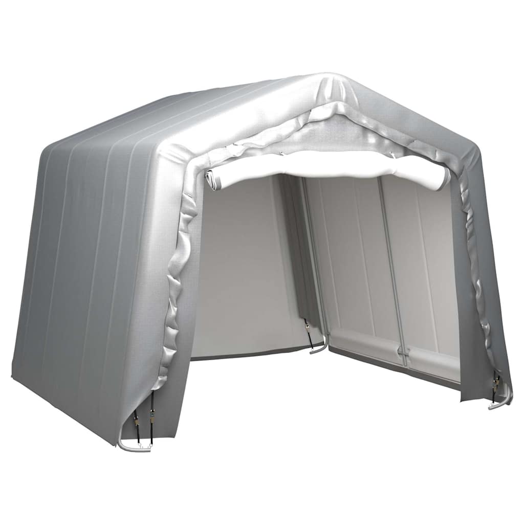 vidaXL Storage Tent Steel Grey