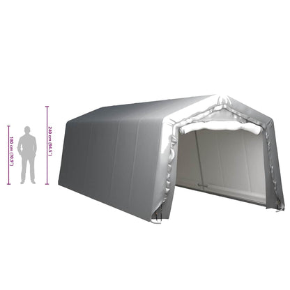 vidaXL Storage Tent 300x750 cm Steel Grey 6