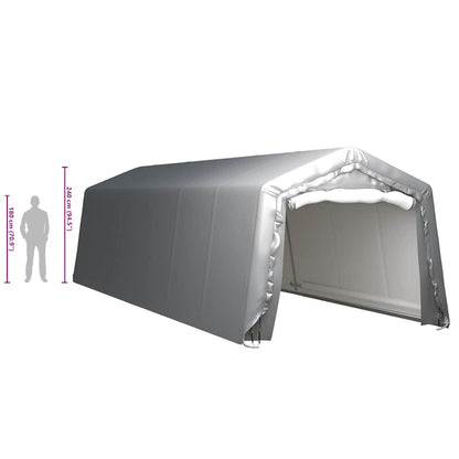 vidaXL Storage Tent 300x900 cm Steel Grey 6