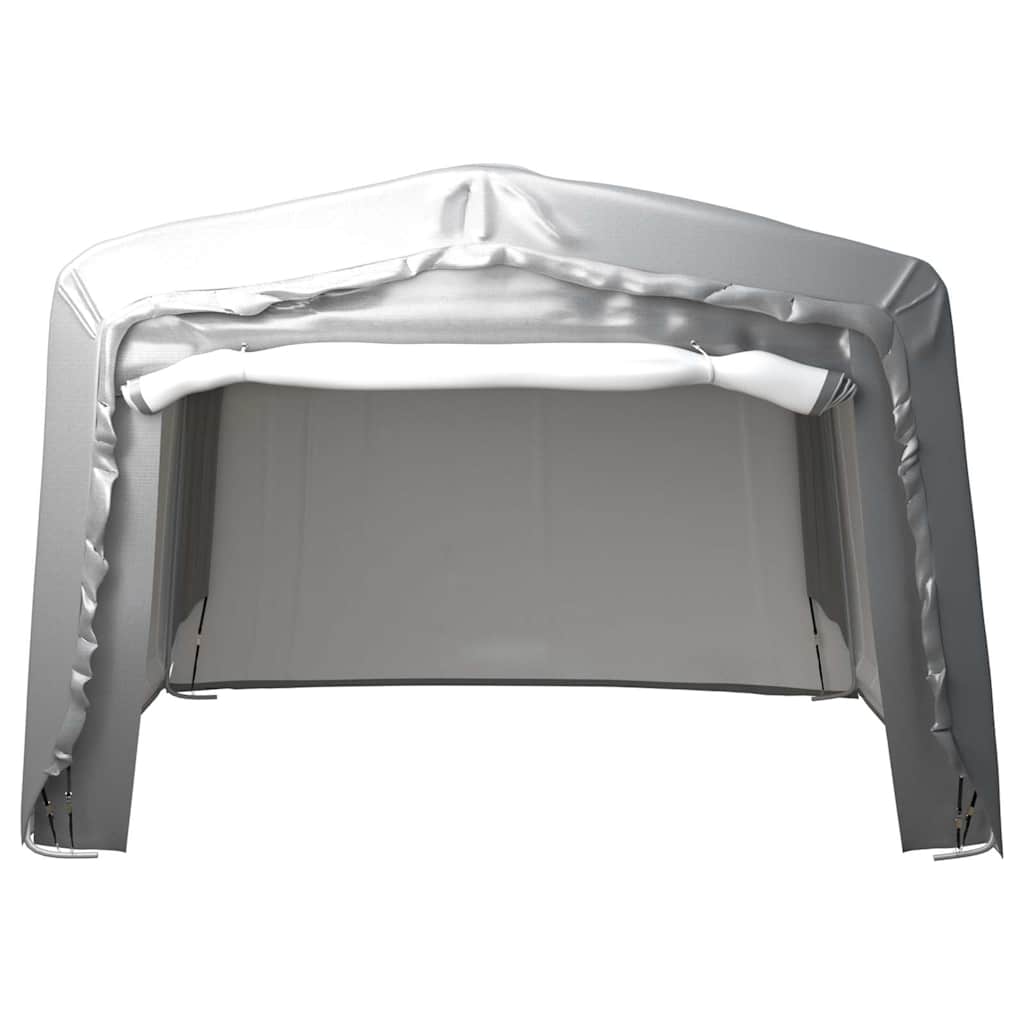 vidaXL Storage Tent 370x370 cm Steel Grey 2