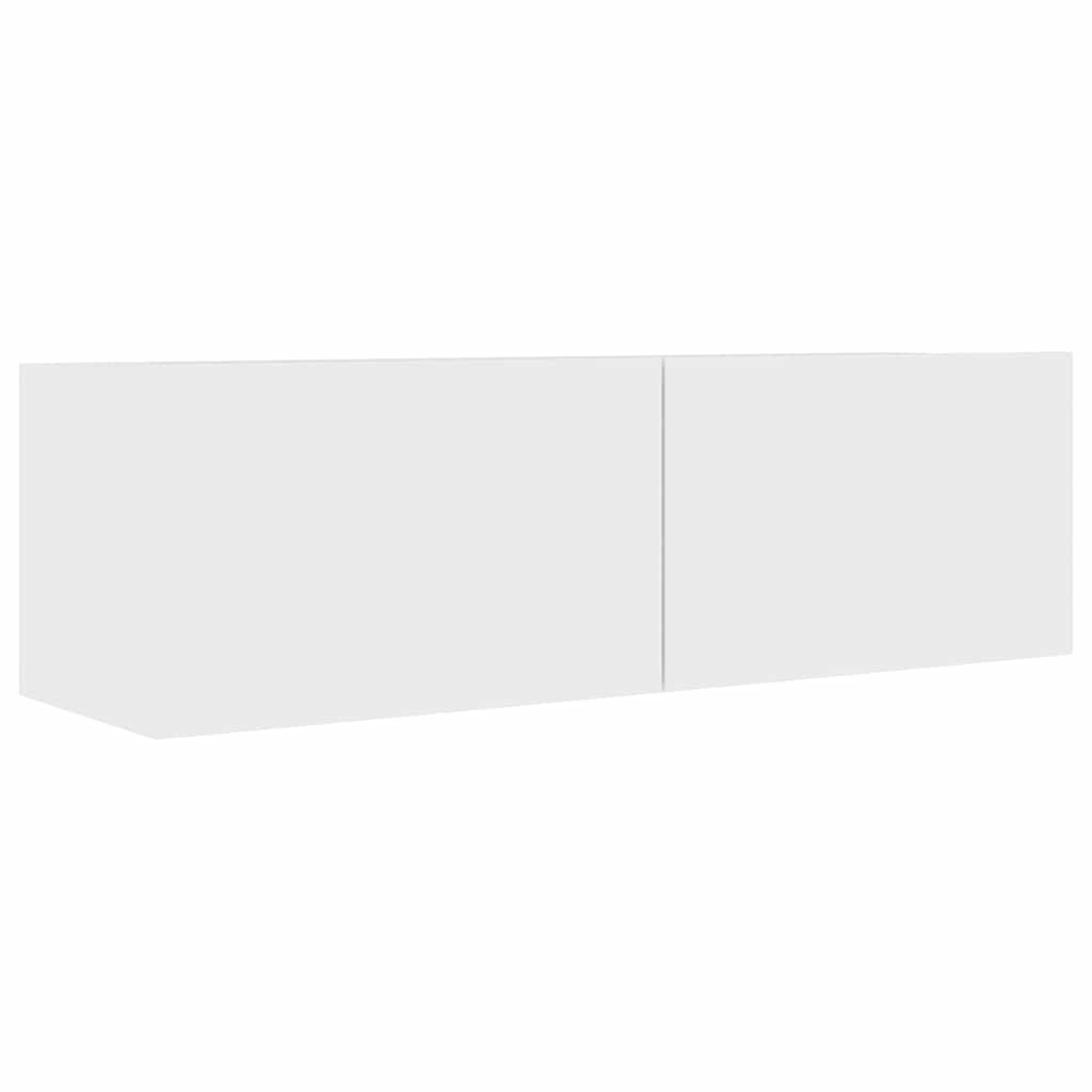 4 Piece TV Cabinet Set 100x30x30 cm Engineered Wood White