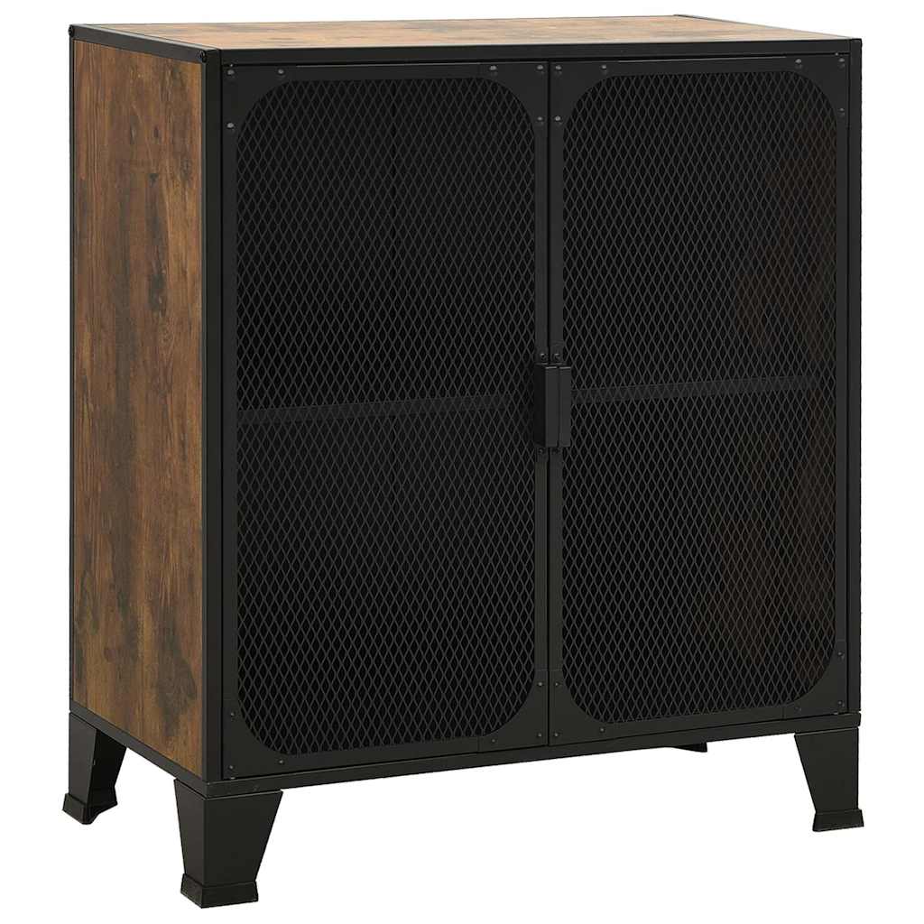Storage Cabinet 72x36x82 cm Metal and MDF 1