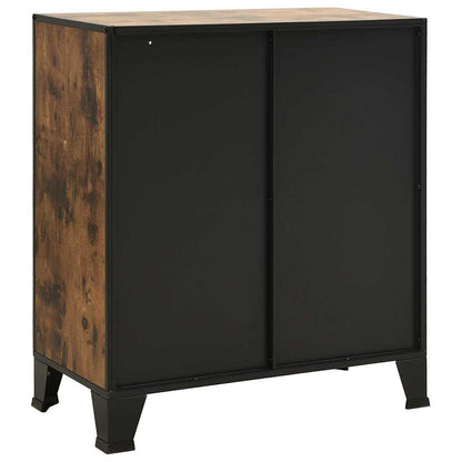 Storage Cabinet 72x36x82 cm Metal and MDF 1